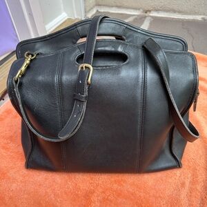Coach Black Leather Bag